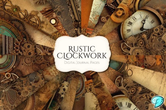 Download Rustic Clockwork Printable Journal Pages - Printable journal pages Collection
