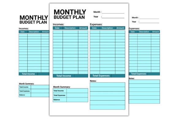 Download Monthly Budget Planner Template - Planner template Collection