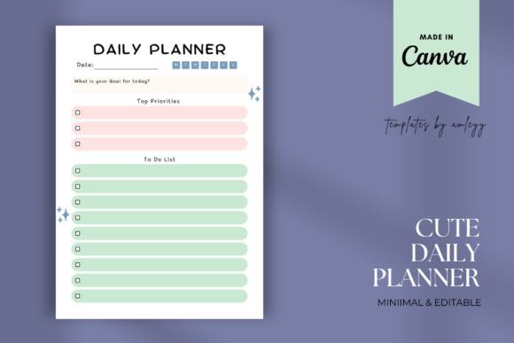 Download Cute Daily Planner Template Printable - Planner template Collection