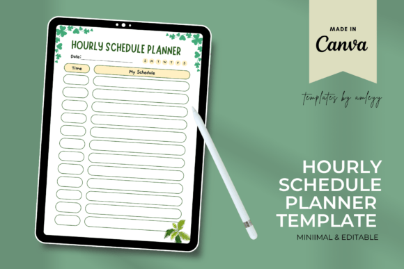 Download Free Hourly Schedule Planner Template - Planner template Collection